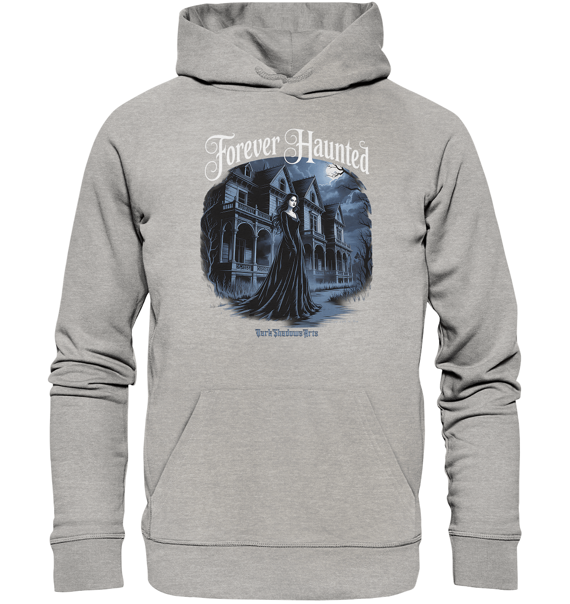 Forever Haunted – Zwischen Schatten und Erinnerungen - Organic Hoodie | Hoodies | Dark Shadows Arts