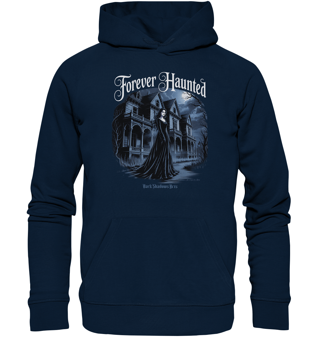 Forever Haunted – Zwischen Schatten und Erinnerungen - Organic Hoodie | Hoodies | Dark Shadows Arts