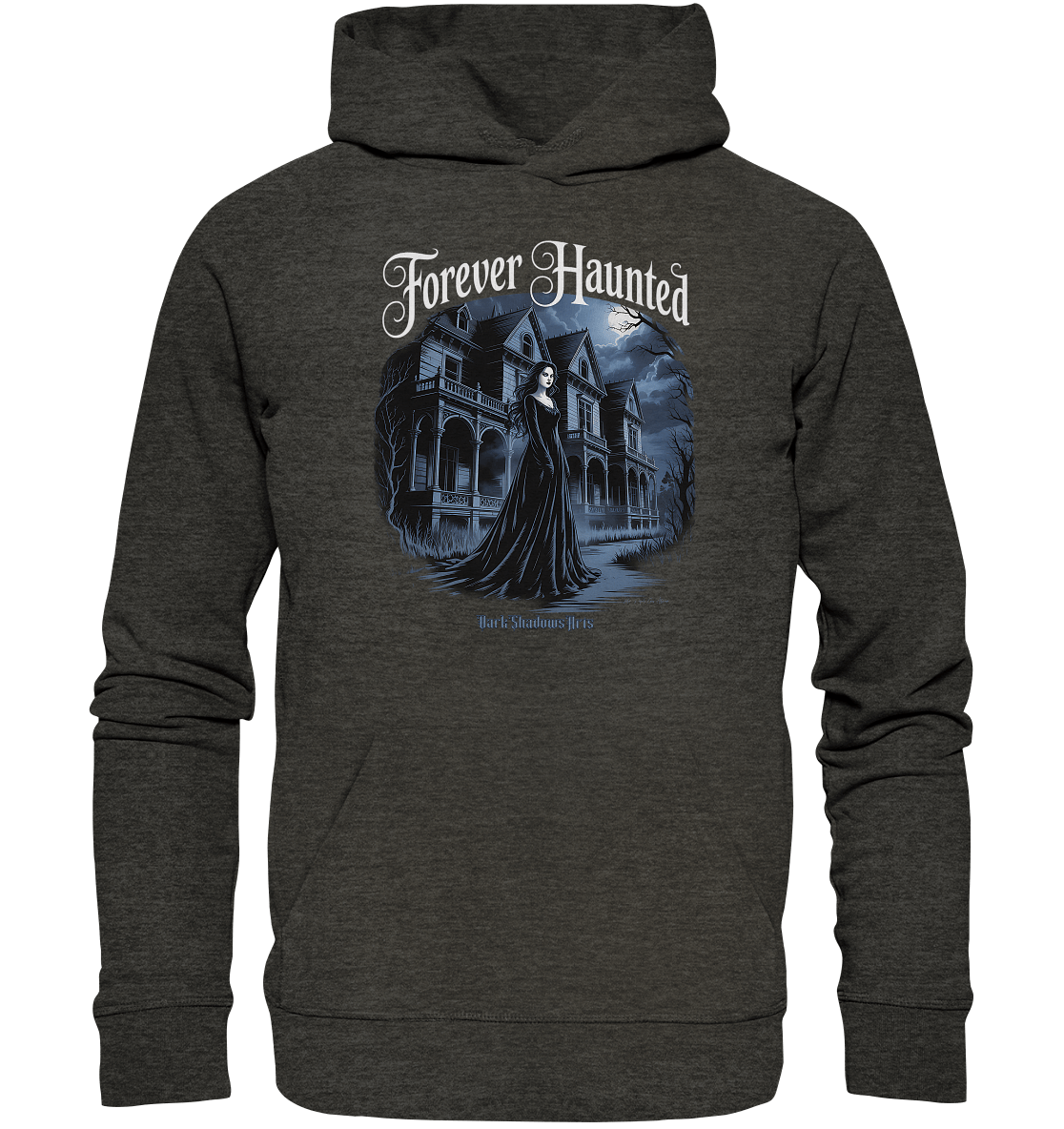 Forever Haunted – Zwischen Schatten und Erinnerungen - Organic Hoodie | Hoodies | Dark Shadows Arts