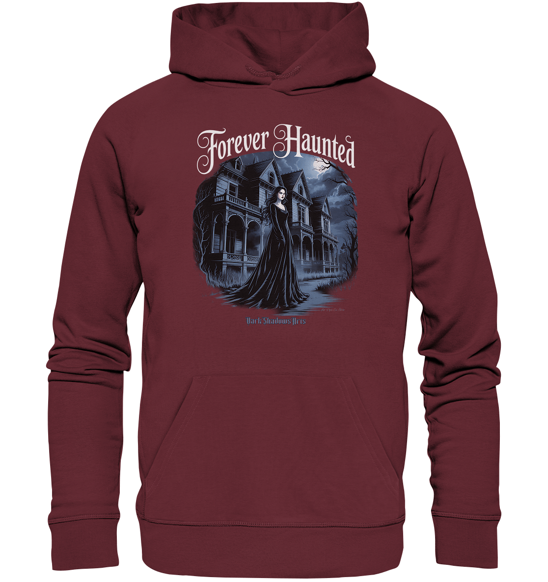 Forever Haunted – Zwischen Schatten und Erinnerungen - Organic Hoodie | Hoodies | Dark Shadows Arts