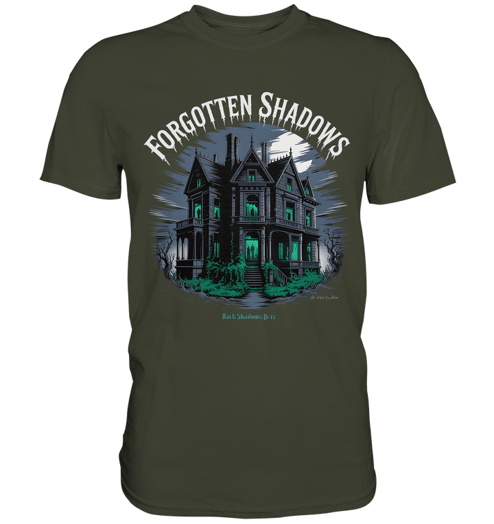 forgotten shadows - die düstere eleganz eines verlassenen anwesens - Premium Shirt | Unisex - Shirts | Dark Shadows Arts