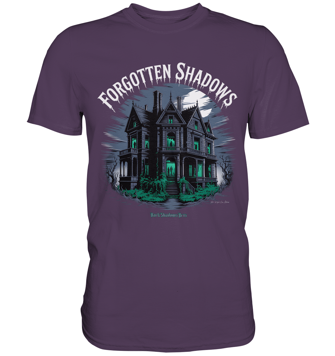 forgotten shadows - die düstere eleganz eines verlassenen anwesens - Premium Shirt | Unisex - Shirts | Dark Shadows Arts
