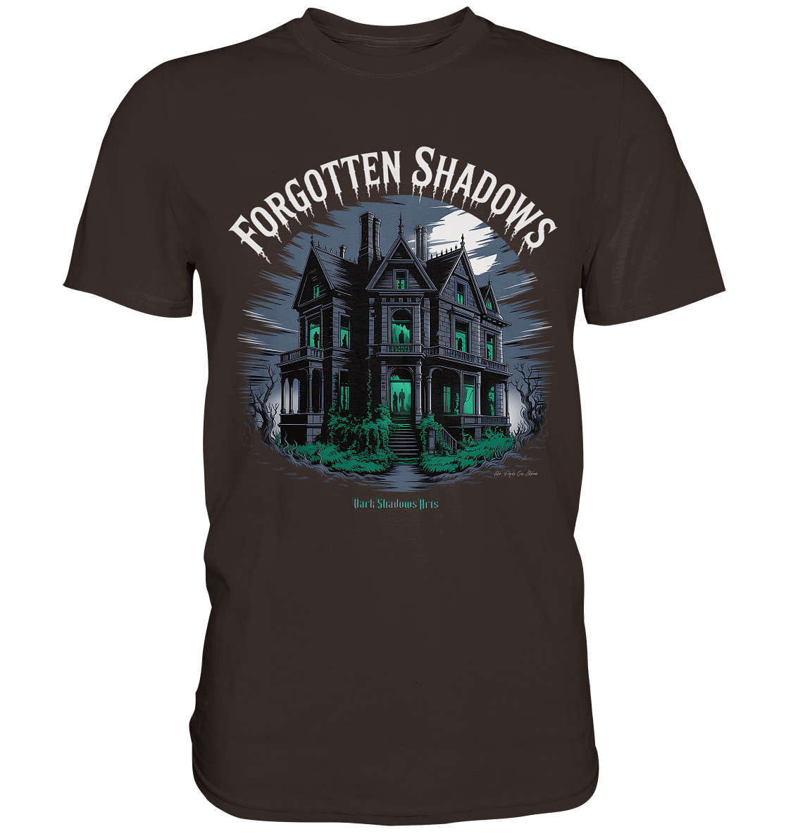 forgotten shadows - die düstere eleganz eines verlassenen anwesens - Premium Shirt | Unisex - Shirts | Dark Shadows Arts