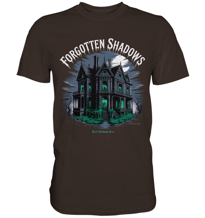 forgotten shadows - die düstere eleganz eines verlassenen anwesens - Premium Shirt | Unisex - Shirts | Dark Shadows Arts