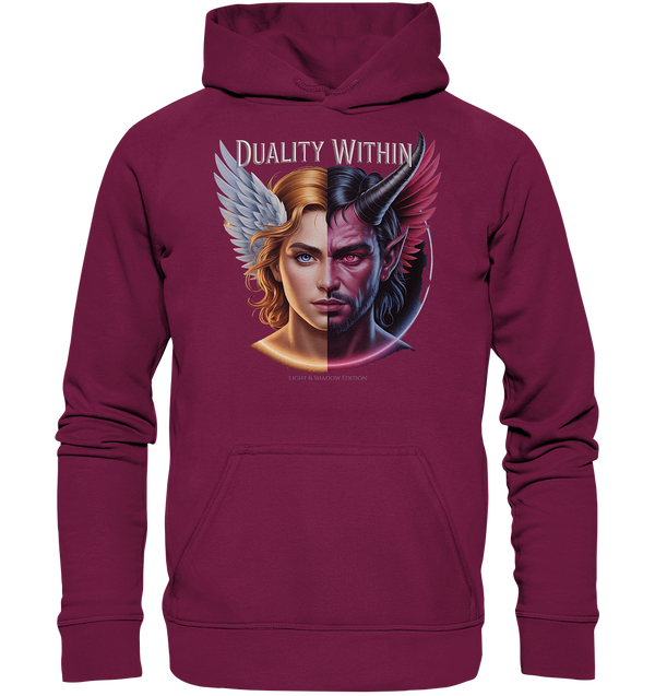 Dualität in uns – Engel & Dämon im Gleichgewicht ????????   - Basic Unisex Hoodie