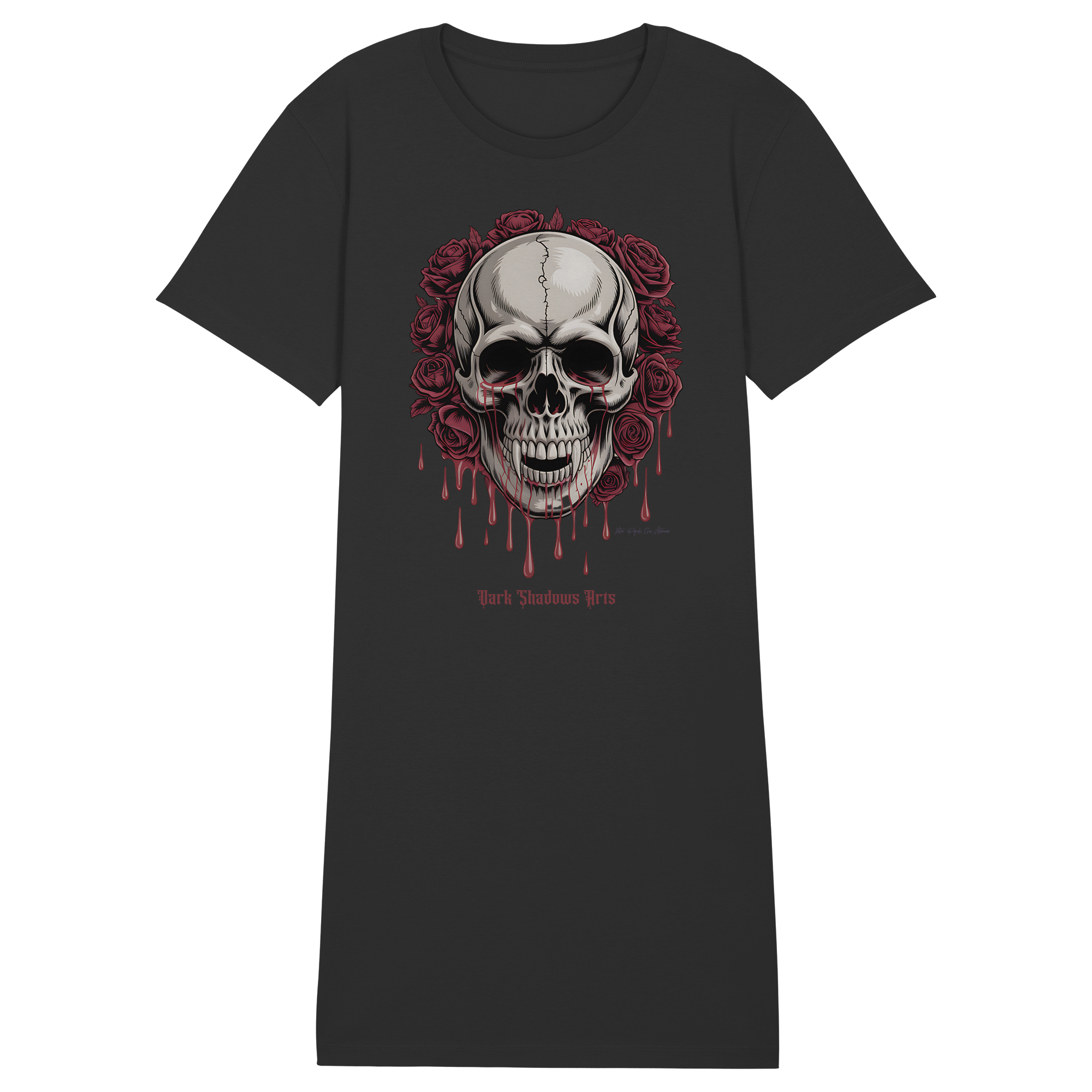 Blood Roses - Ladies Organic Shirt Dress