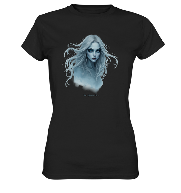 Ethereal Gaze - White-Haired Enigma - Ladies Premium Shirt
