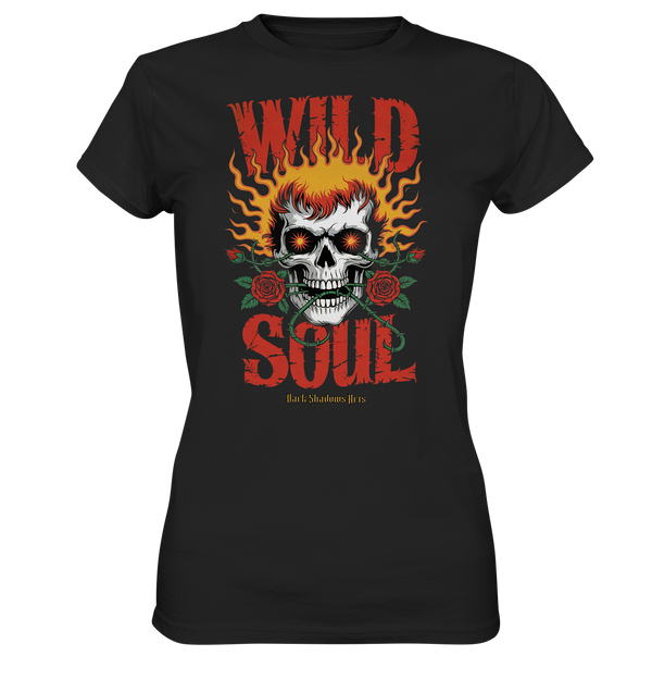 WILD SOUL – Kraftvolles und rebellisches Design von Dark Shadows Arts   - Ladies Premium Shirt