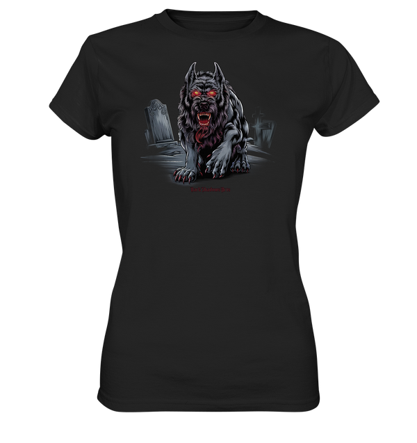 Graveyard Sentinel The Bloodhound of Nightmares - Ladies Premium Shirt