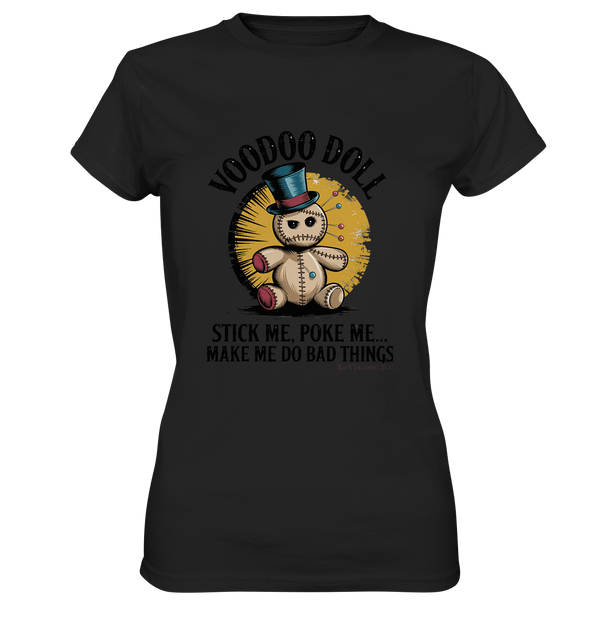 Quirky Voodoo Doll Edgy and Mysterious Charm - Ladies Premium Shirt