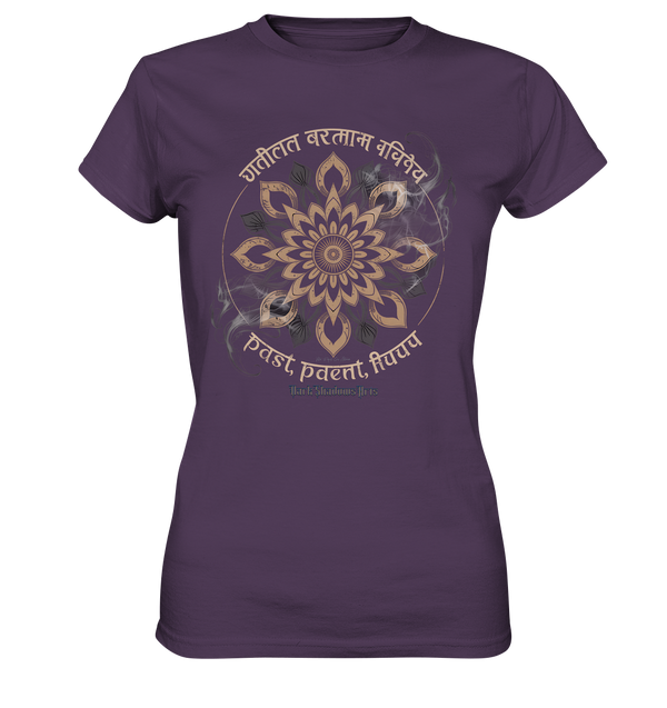 Past Present Future - Mystische Mandala-Symbolik der Zeit - Ladies Premium Shirt