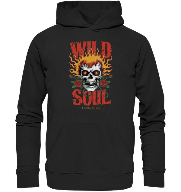 WILD SOUL – Kraftvolles und rebellisches Design von Dark Shadows Arts   - Organic Hoodie