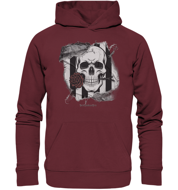 Skull and Roses - Organic Hoodie