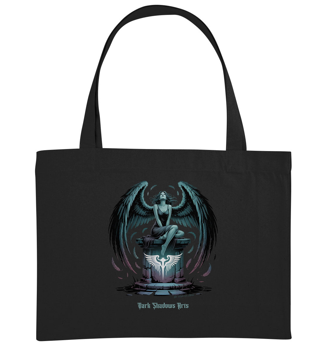 Dunkler Seraph - Mystische Organic Shopping-Bag