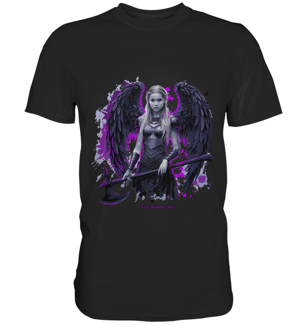 Guardian of Shadows Winged Warrior - Premium Shirt