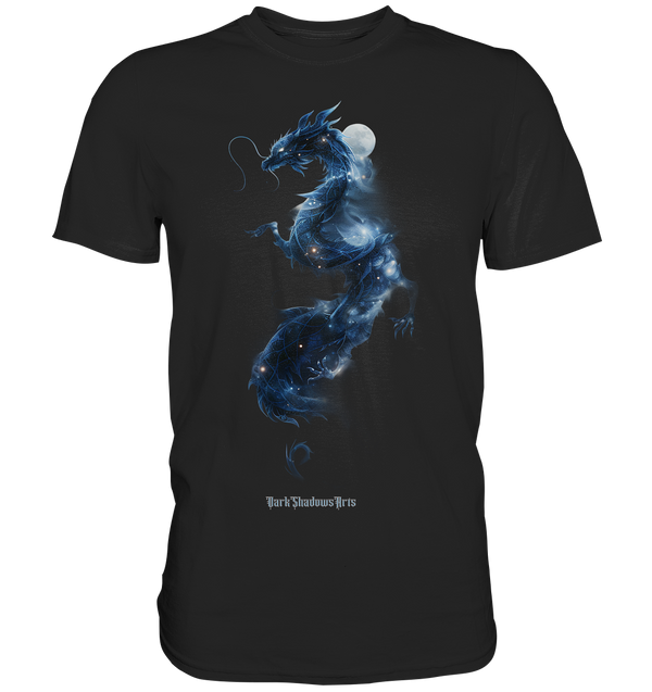 Kosmischer Drachen – Mystische Sternenenergie - Premium Shirt