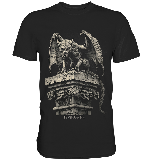 Gothic Wächter Groteske Gargoyle - Premium Shirt