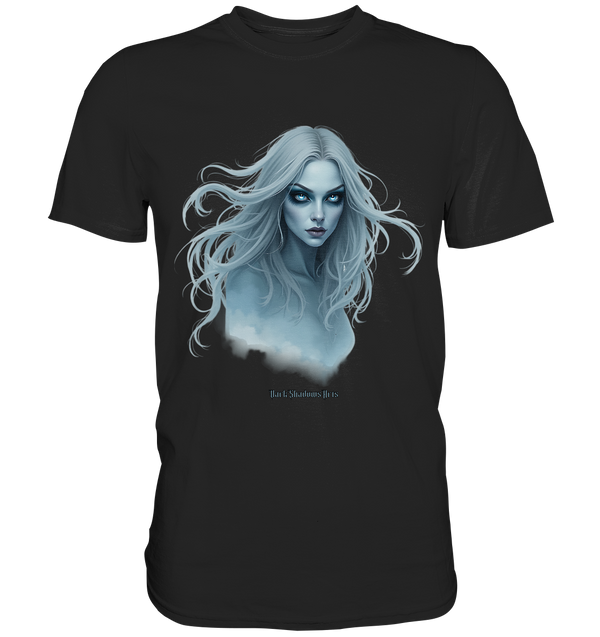 Ethereal Gaze - White-Haired Enigma - Premium Shirt