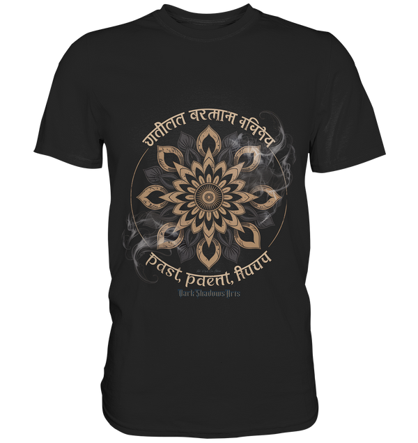 Past Present Future - Mystische Mandala-Symbolik der Zeit - Premium Shirt