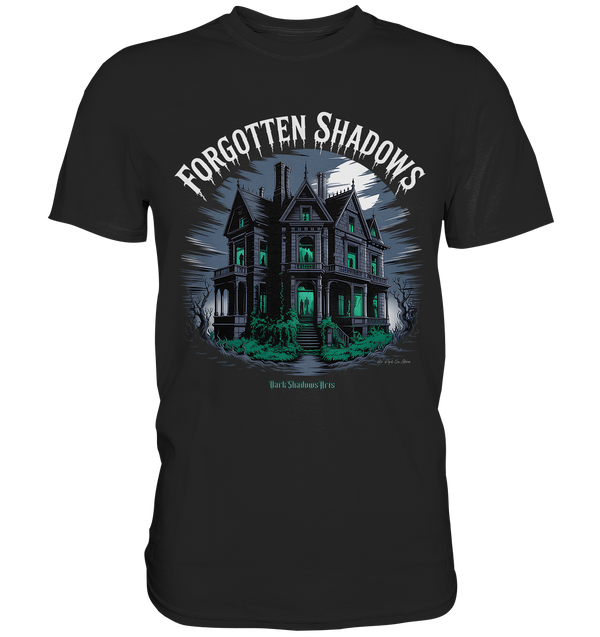 forgotten shadows - die düstere eleganz eines verlassenen anwesens - Premium Shirt