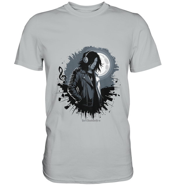 Dunkle Melodien - Gothic Musik & Düstere Ästhetik - Premium Shirt