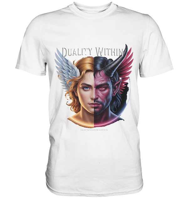Dualität in uns – Engel & Dämon im Gleichgewicht ????????   - Premium Shirt