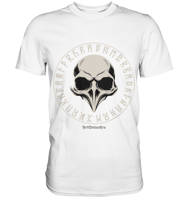 Nordic Raven Skull – Mystisches Design für Fans nordischer Ästhetik - Premium Shirt