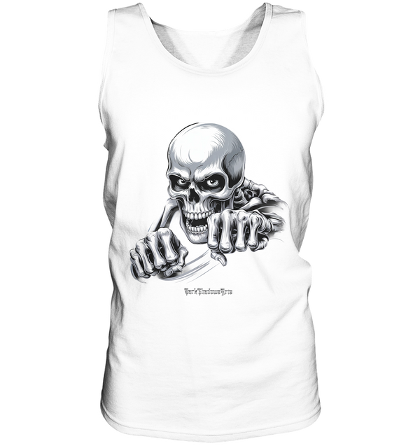 THE GRIP OF DEATH – Mystisches Schädel-Design mit intensiver Symbolik   - Relaxed Tank Top