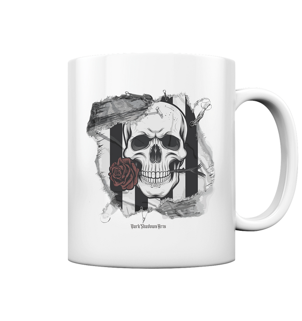 Skull and Roses - Tasse glossy