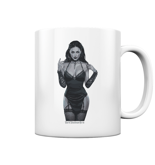 Dark and Mystical Lilith: Verführerische Dunkelheit - Tasse glossy