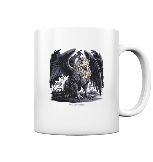 Eternal Guardian - The Enigmatic Stone Griffin - Tasse glossy