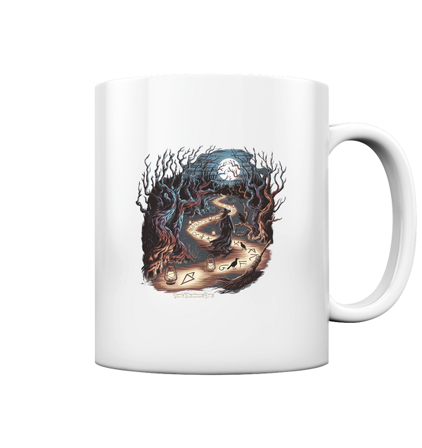 Hexenweg - Wissen in der Dunkelheit - Tasse glossy