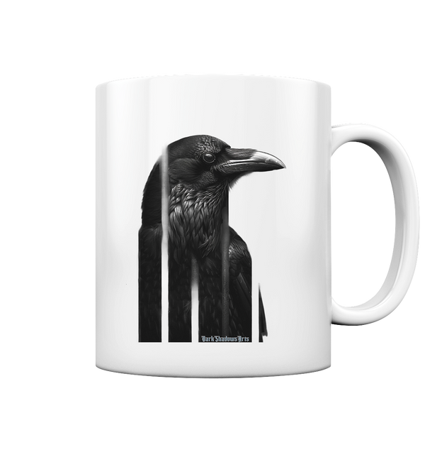 Gefiederte Schatten – Eingesperrte Freiheit - Tasse glossy