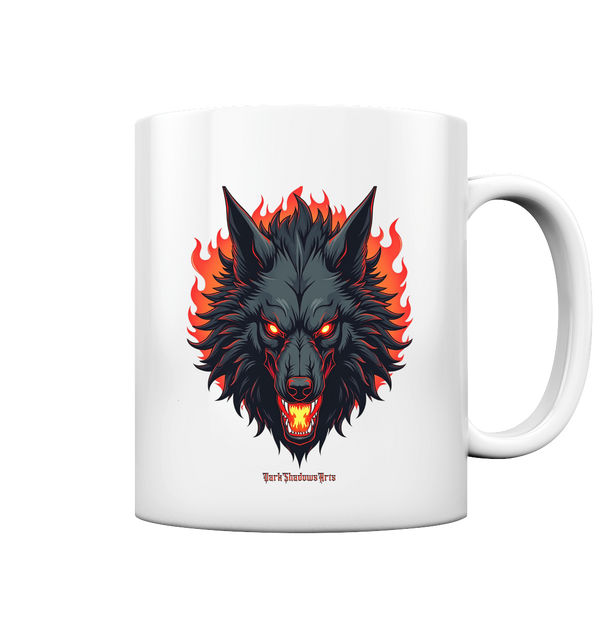 Inferno Howl - The Fiery Wolf - Tasse glossy
