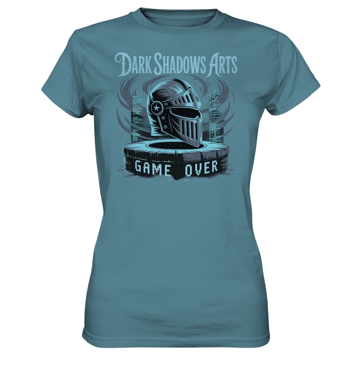 Game Over Knight – Verlorener Ritter im Datengrab - DSA - Ladies Premium Shirt | Lady - Shirts | Dark Shadows Arts