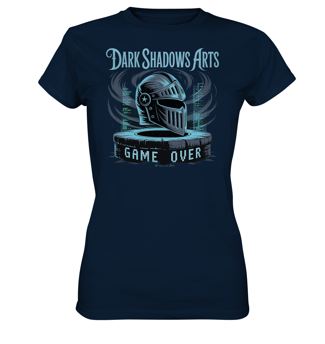 Game Over Knight – Verlorener Ritter im Datengrab - DSA - Ladies Premium Shirt | Lady - Shirts | Dark Shadows Arts