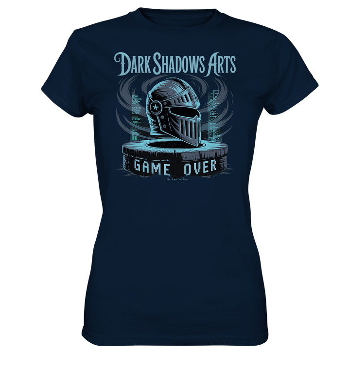 Game Over Knight – Verlorener Ritter im Datengrab - DSA - Ladies Premium Shirt | Lady - Shirts | Dark Shadows Arts