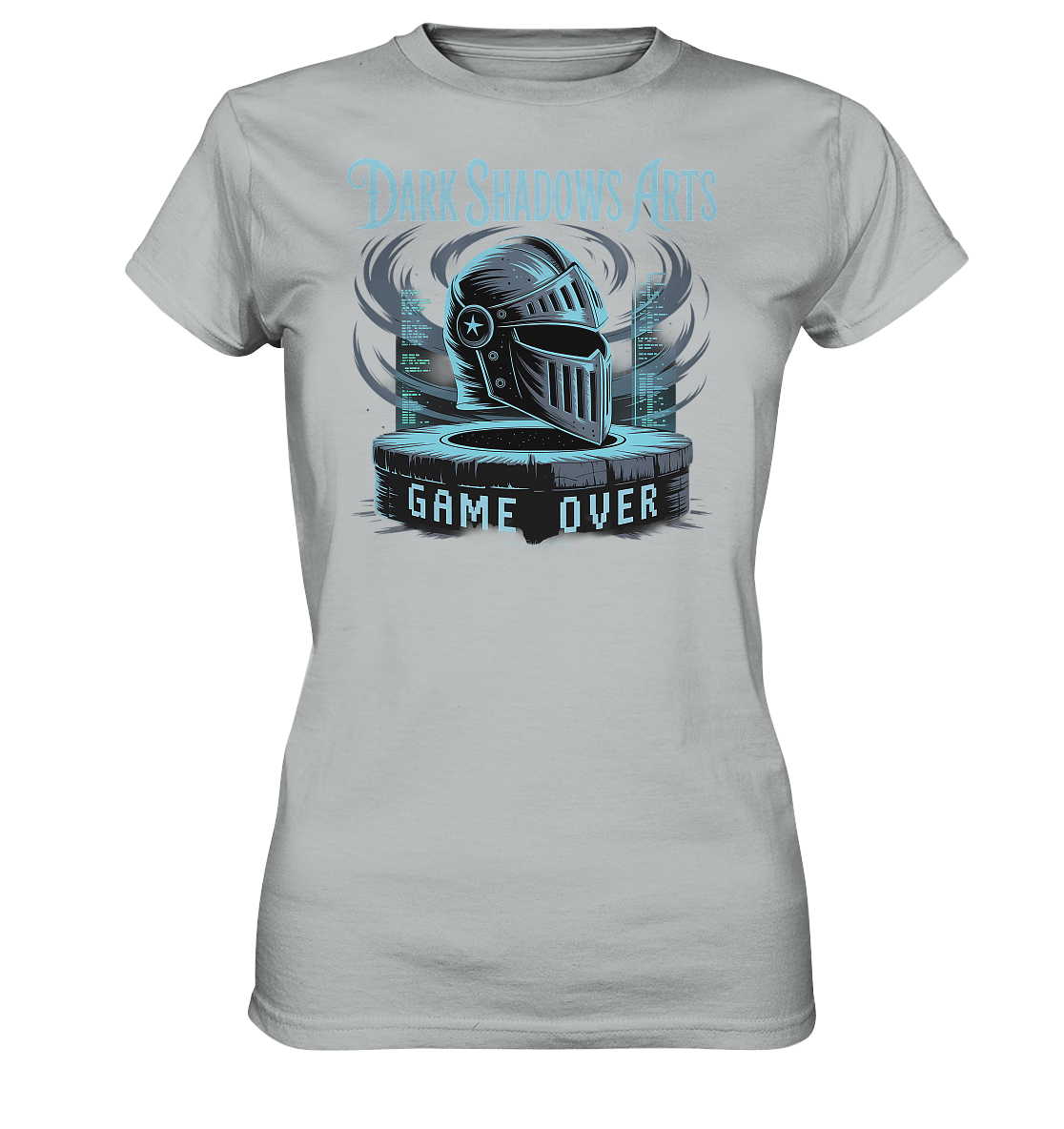 Game Over Knight – Verlorener Ritter im Datengrab - DSA - Ladies Premium Shirt | Lady - Shirts | Dark Shadows Arts