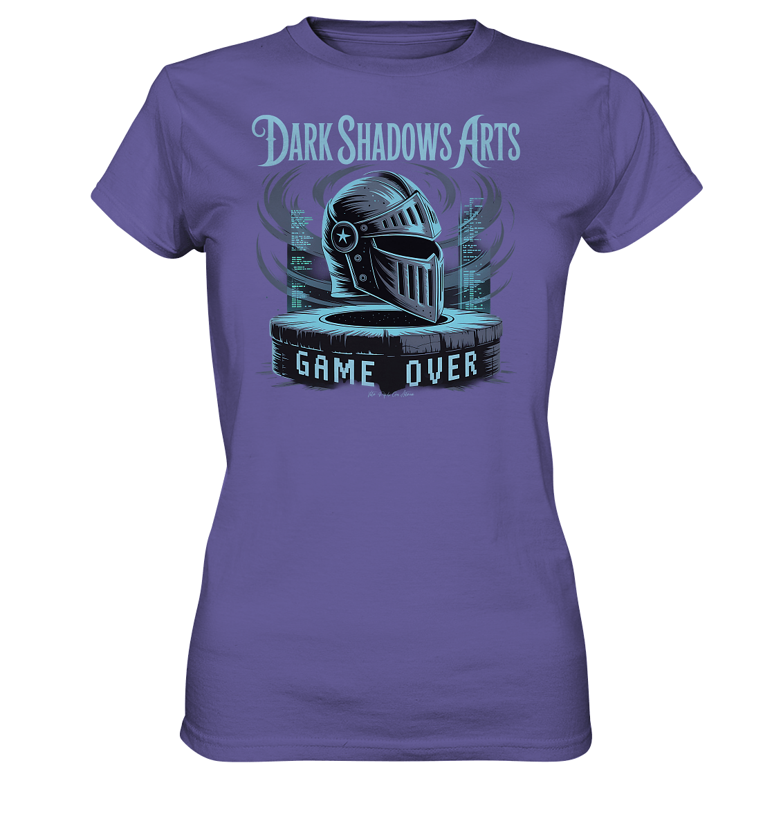 Game Over Knight – Verlorener Ritter im Datengrab - DSA - Ladies Premium Shirt | Lady - Shirts | Dark Shadows Arts