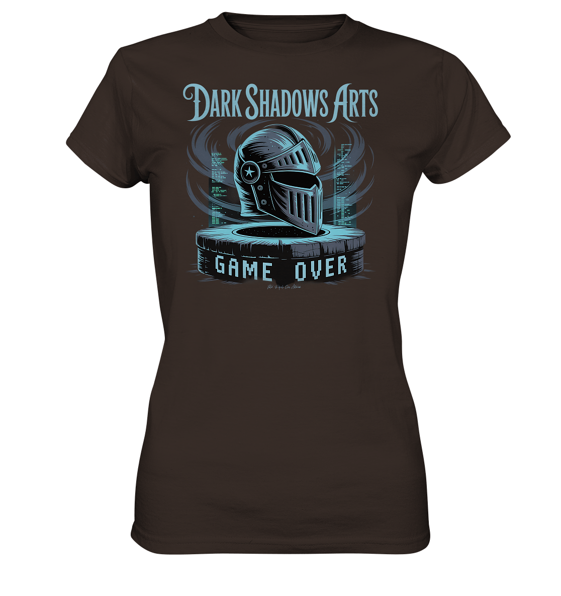 Game Over Knight – Verlorener Ritter im Datengrab - DSA - Ladies Premium Shirt | Lady - Shirts | Dark Shadows Arts