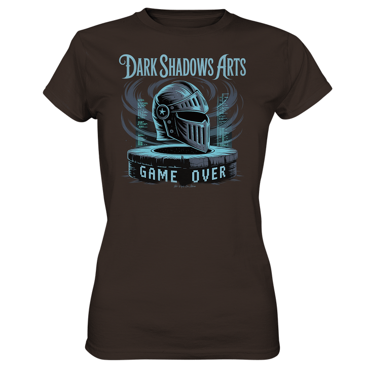Game Over Knight – Verlorener Ritter im Datengrab - DSA - Ladies Premium Shirt | Lady - Shirts | Dark Shadows Arts