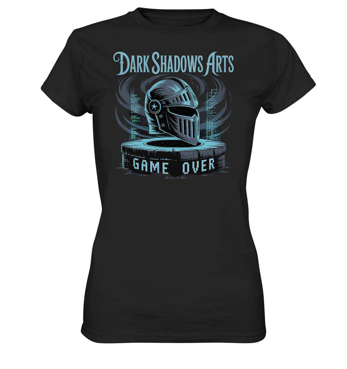 Game Over Knight – Verlorener Ritter im Datengrab - DSA - Ladies Premium Shirt | Lady - Shirts | Dark Shadows Arts