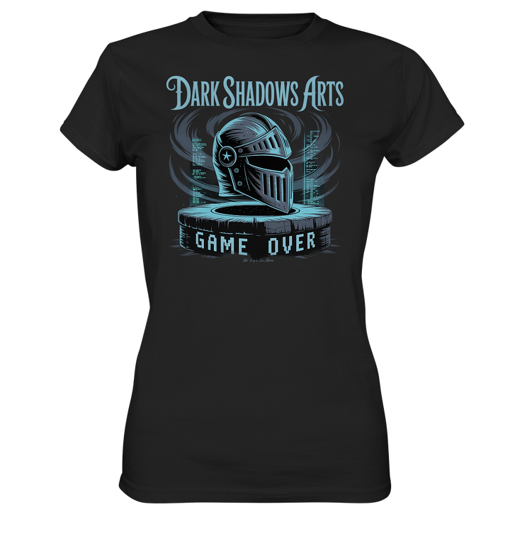 Game Over Knight – Verlorener Ritter im Datengrab - DSA - Ladies Premium Shirt | Lady - Shirts | Dark Shadows Arts