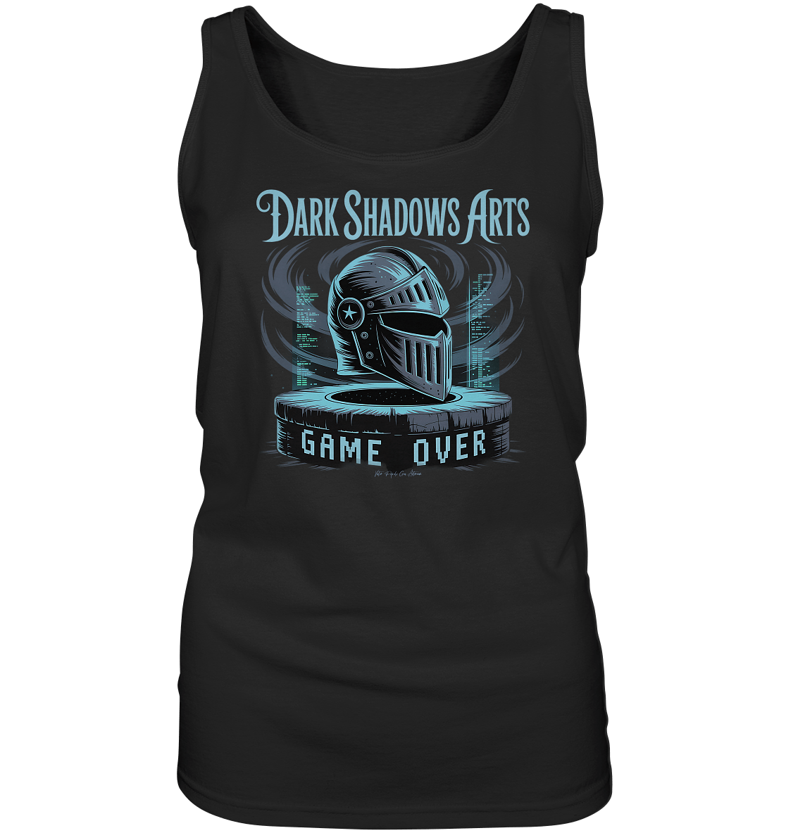 Game Over Knight – Verlorener Ritter im Datengrab - DSA - Ladies Tank - Top | Tank - Tops | Dark Shadows Arts