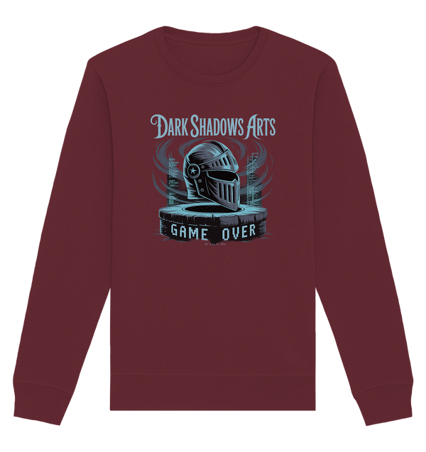 Game Over Knight – Verlorener Ritter im Datengrab - DSA - Organic Basic Unisex Sweatshirt | Sweatshirts | Dark Shadows Arts