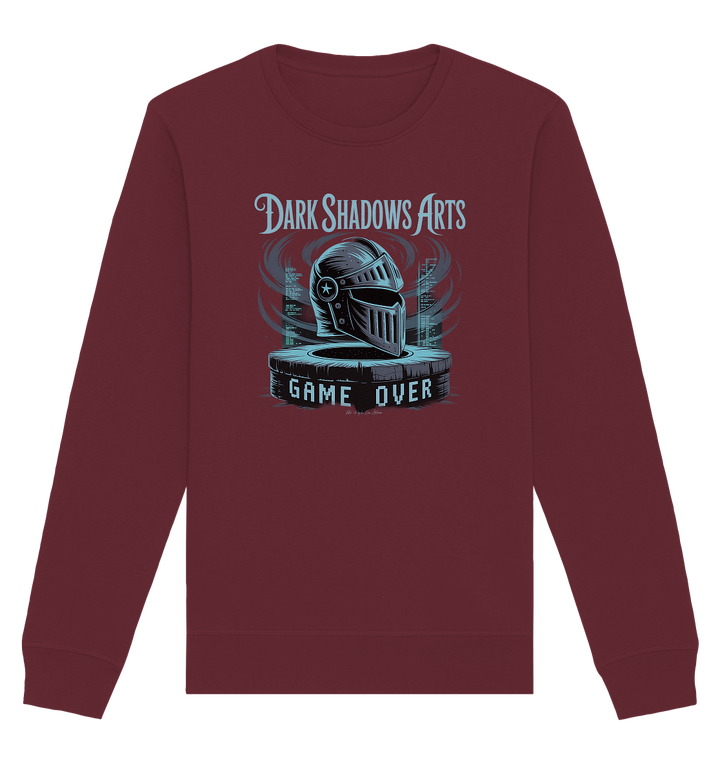 Game Over Knight – Verlorener Ritter im Datengrab - DSA - Organic Basic Unisex Sweatshirt | Sweatshirts | Dark Shadows Arts