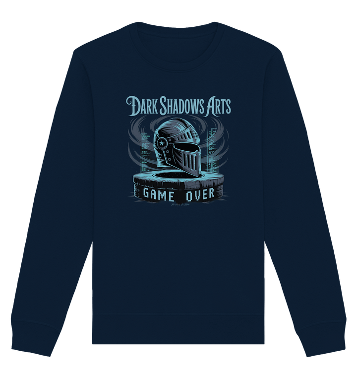 Game Over Knight – Verlorener Ritter im Datengrab - DSA - Organic Basic Unisex Sweatshirt | Sweatshirts | Dark Shadows Arts
