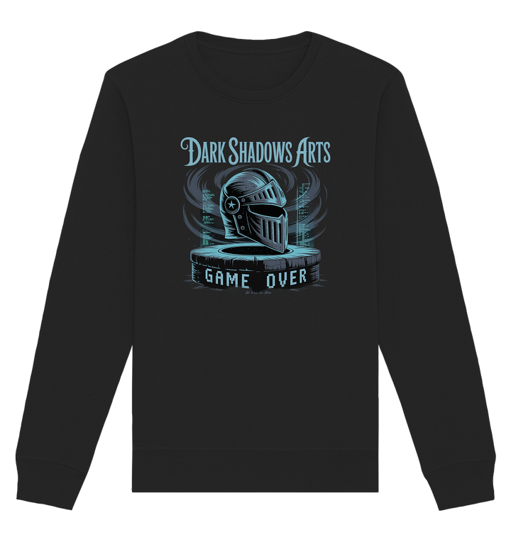 Game Over Knight – Verlorener Ritter im Datengrab - DSA - Organic Basic Unisex Sweatshirt | Sweatshirts | Dark Shadows Arts