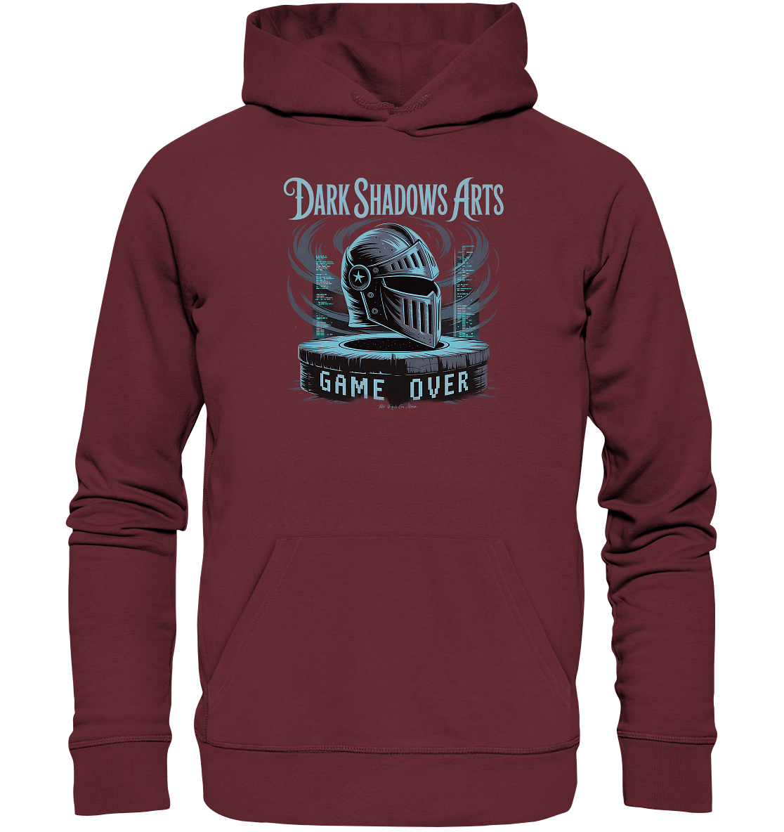 Game Over Knight – Verlorener Ritter im Datengrab - DSA - Organic Hoodie | Hoodies | Dark Shadows Arts