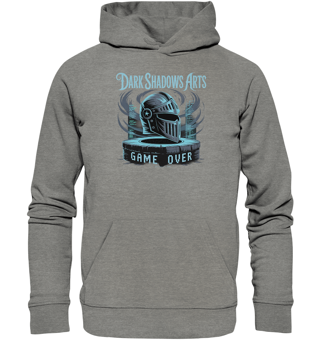 Game Over Knight – Verlorener Ritter im Datengrab - DSA - Organic Hoodie | Hoodies | Dark Shadows Arts